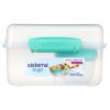 Sistema Divided Snack Box To Go Lunch Cube Max mit Joghurtbehälter mit Doppeldeckel 2l, verschiedene Farben
