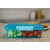 Sistema Lunch Snack Attack Duo Snackbox mit 2 separaten Fächern, 975 ml, Blau