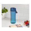 Sistema Tritan Trinkflasche mit Tragegurt Hydrate Swift Flip Top 600 ml, blau