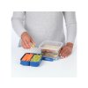 Sistema Divided wasserdichte Lebensmittelbox To Go STAX, 1,15 l, blau
