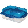 Sistema Divided Lunchbox To Go LunchStack Rechteck 1,8 l, blau