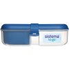 Sistema To Go Snackbox mit Trennwand und 1,1-l-Joghurtbehälter, Blau