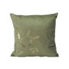 Samtkissen 45×45 cm mit goldenem Zweig (Farbmix)