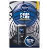 NIVEA MEN Geschenkset für Männer DEEP CARE (Creme, Duschgel)