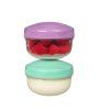 Sistema 2er-Set Joghurtbecher zum Mitnehmen, 150 ml