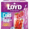 Loyd Tea Pyramidenbeutel, kalt gebrüht, Erdbeer-Himbeere, 30 g