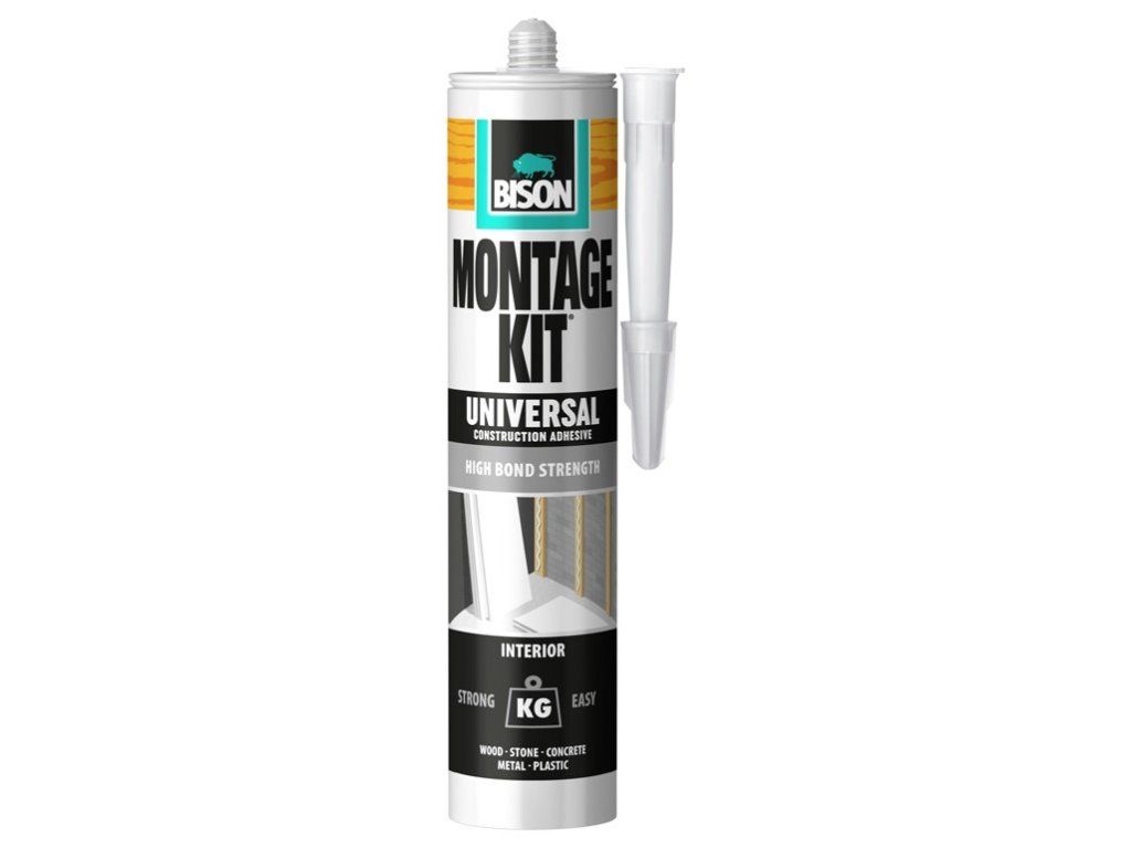 Adhesivo universal BISON MONTAGEKIT UNIVERSAL 440 g