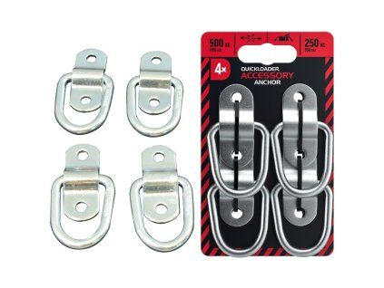 Anclaje QUICKLOADER® 500 kg • Paquete de 4