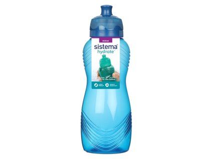 Botella Sistema Hydrate Wave Twist n Sip de 600 ml, azul