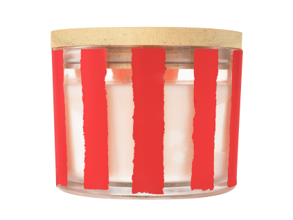 Vela Q Home Peppermint Swirl Red 312g