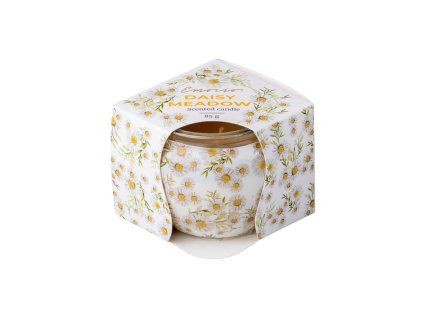 Vela aromática Emocio en vaso de cristal Daisy Meadow Decor 70x62mm