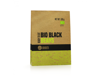bio black beans ready to eat 150 g vanavita