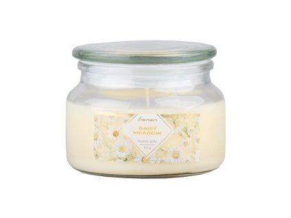 Vela aromática Emocio en vaso Daisy Meadow con tapa de cristal 100x79mm