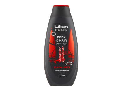 120780 lilien sg for men 400ml dark red