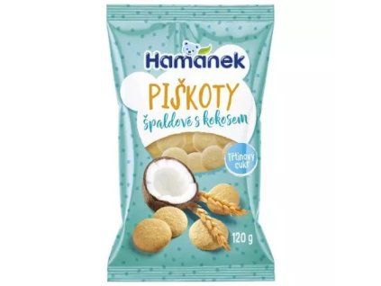 Galletas de espelta Hamánek con coco 120 g