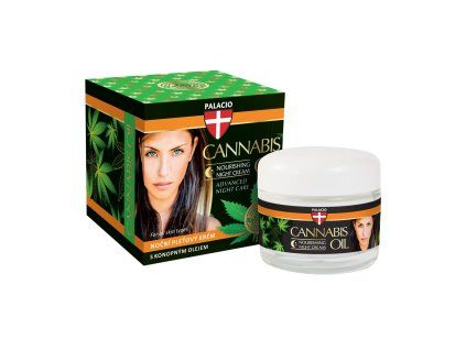 Crema de noche de cáñamo PALACIO, 50 ml