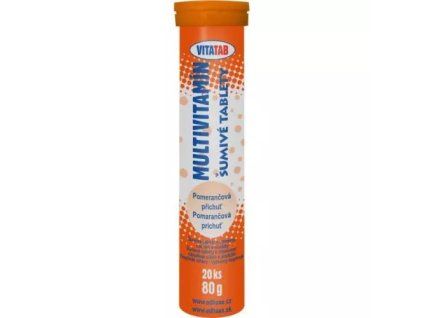 Comprimidos efervescentes multivitamínicos Vitatab 80 g