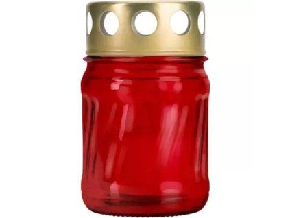 Velas Bispol para cementerio, cristal rojo w002a-030, 40 g