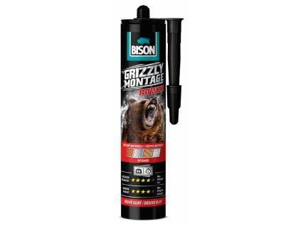 Pegamento universal BISON GRIZZLY MONTAGE POWER 370 g