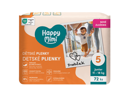 Happy Mimi JUMBO 5 (72 piezas/folio) Junior
