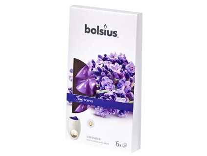 Cera perfumada Bolsius Lavanda Aromática 2.0 True Scent Wax 6 unidades