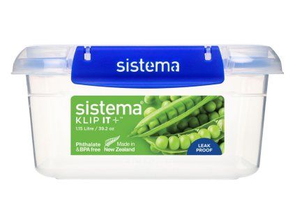 Fiambrera impermeable Sistema KLIP IT PLUS con 2 clips, 1,15 l