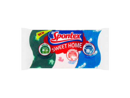 119931 spontex sweet home houbicka 3ks fol