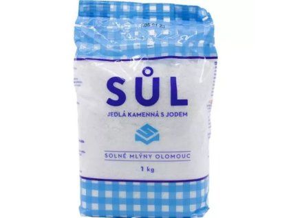 Sal de mesa con yodo y flúor 1 kg