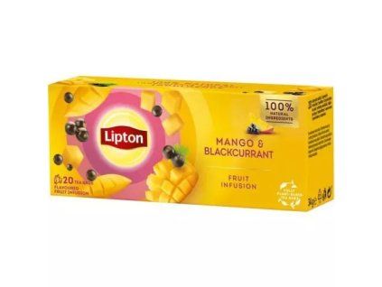 Infusión de frutas Lipton mango y grosella negra @20x1.7g