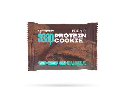 asap cookie tripple chocolate 70 g gymbeam