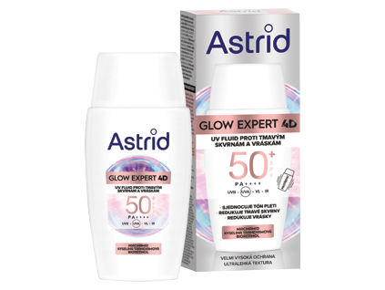 Fluido protector solar Astrid Glow Expert SPF50 50 ml