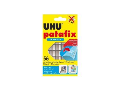 Piezas autoadhesivas UHU Patafix Invisible 56 piezas