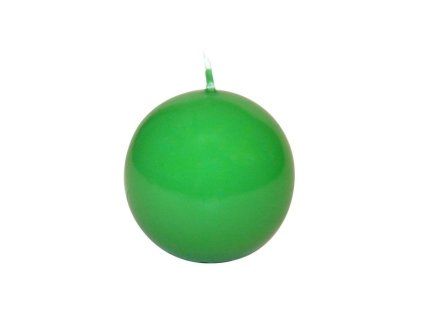 Vela Emocio Ball de 56 mm, lacada en verde.