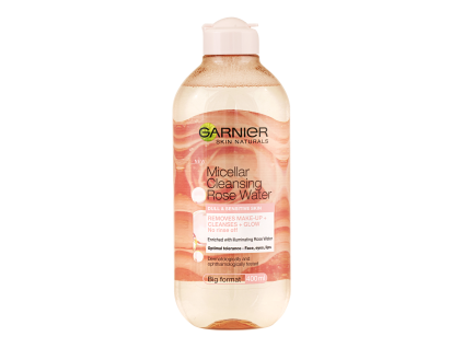 125781 garnier micelarni voda 400ml rose