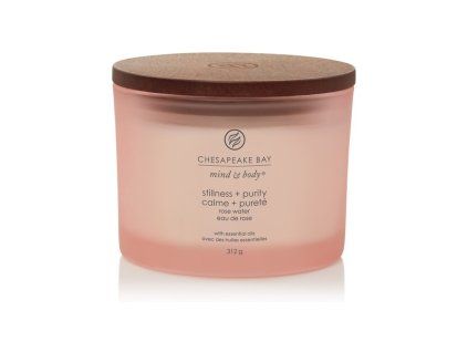 VELA AROMÁTICA CHESAPEAKE BAY, VELA STILLNESS & PURITY, 3 MECHAS