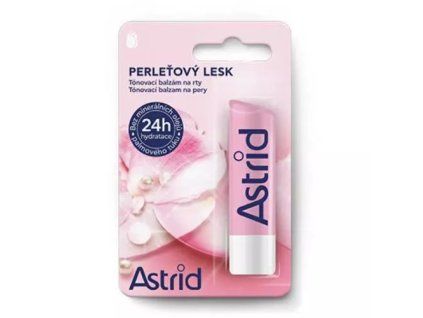 Bálsamo labial Astrid con brillo perlado 4,8 g