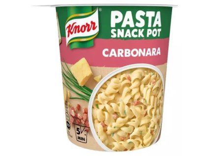 Pasta Knorr Snack con salsa de queso y tocino 55 g
