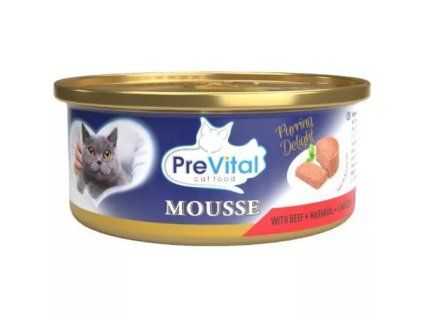 Mousse de carne de res enlatada Prevital 85 g
