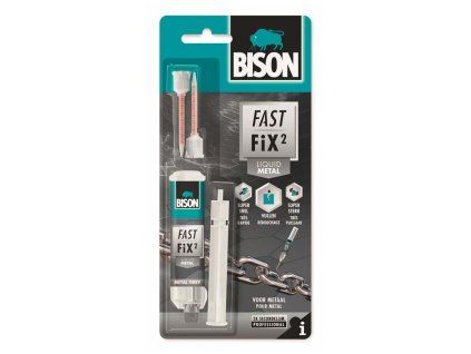 Adhesivo de dos componentes BISON FAST FIX METAL 10 g