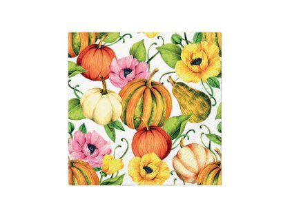Servilletas de 33 cm – Calabazas y Amapolas