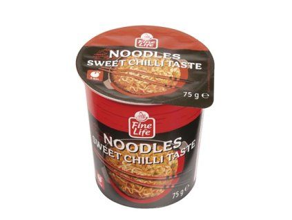 Fideos Fine Life con sabor a chile dulce 75 g