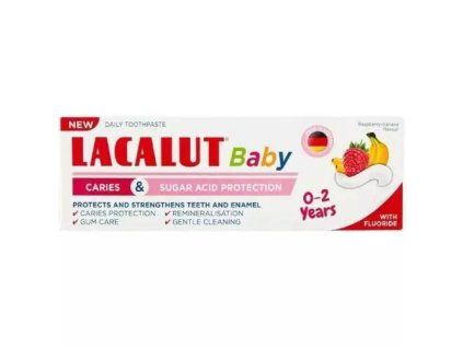 Pasta de dientes Lacalut 55 ml Bebé 0-2 años