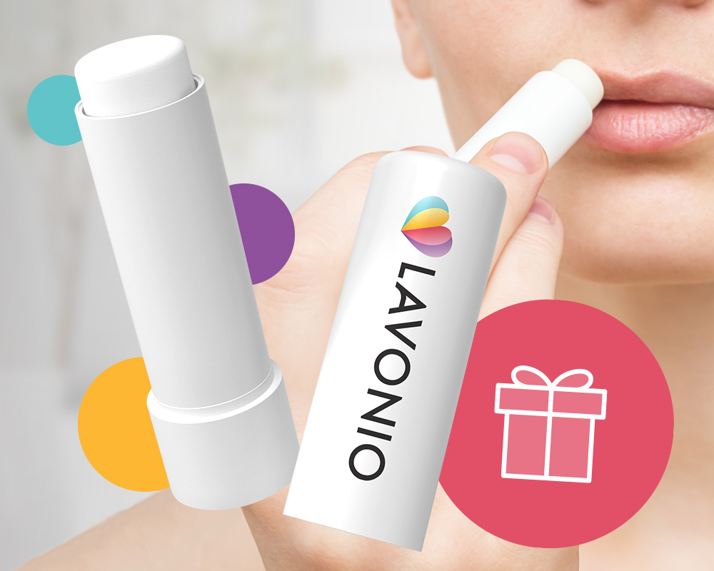 Baume à lèvres LAVONIO – cadeau offert avec votre commande