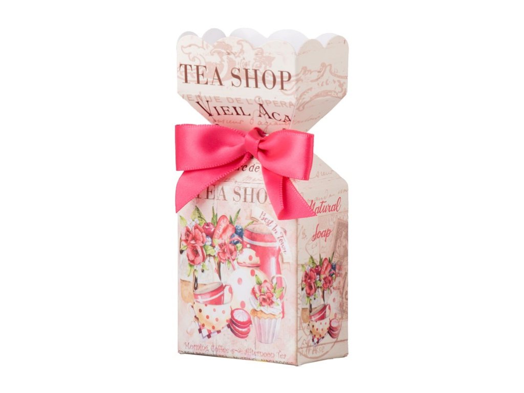 Savon de salon de thé en boîte, coloré 90 g