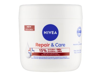 123846 nivea tel krem 400ml repair care urea