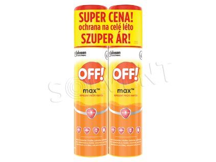 123819 off max repelent 2x100ml bal