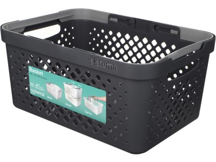 Panier multifonction Sistema 18,5 l, gris