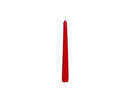 Bougie conique rouge Bolsius RAL, 24 x 245 mm