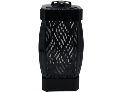 Lanterne funéraire Madonna Glamour 26 cm mosaïque noire