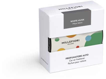 Millefiori Icon White Musk, parfum d'ambiance textile floral blanc